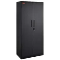 Dulap-metalic-de-depozitare-dulap-metalic-încuiabil-din-oțel-cu-2-uși-magnetice-și-4-rafturi-reglabile