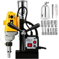 Mașină-de-găurit-portabilă-cu-talpă-magnetică-1100-W-Ø-40-mm-adâncime-de-până-la-55-mm-forță-magnetică-de-12-000-N