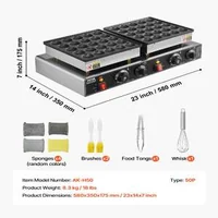 Aparat-profesional-pentru-mini-clătite-50-de-bucăți-antiaderent-1800W