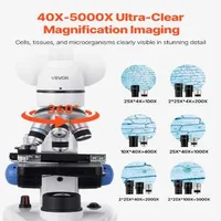 Microscop-compus-profesional-trinocular-kit-cu-mărire-40-5000