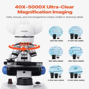 Microscop-compus-profesional-trinocular-kit-cu-mărire-40-5000