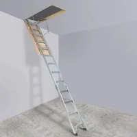 Scară-pliabilă-pentru-mansardă-capacitate-160-kg-prelungitor-multifuncțional-din-aluminiu-ușoară-și-portabilă