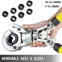 Clește-de-presat-pentru-țevi-de-cupru-și-instalații-sanitare-profil-V-12-28-mm-și-profil-TH-16-32-mm-cu-fălci-de-presare-și-cap-rotativ-la-360