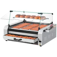 Mașină-electrică-profesională-pentru-hot-dog-cu-11-role-2400W