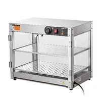 Vitrină-termică-profesională-de-banc-cu-2-niveluri-și-iluminare-pentru-pizza-și-alte-alimente