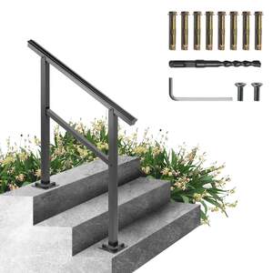 Balustradă-din-aluminiu-pentru-scări-exterioare-Pentru-2-sau-3-trepte-reglabilă