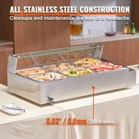 Încălzitor-electric-profesional-pentru-bufet-6-1-2-cu-paravan-de-sticlă