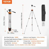 Trepied-pentru-nivelă-laser-reglabil-de-la-70-cm-la-175-cm