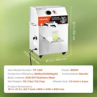 Presă-electrică-pentru-trestie-de-zahăr-800W-300-kg-oră