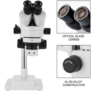 Microscop-stereo-trinocular-cu-mărire-3-5-90-suport-cu-braț-dublu-și-cap-rotativ