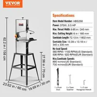 Ferăstrău-cu-bandă-cu-suport-model-de-banc-de-24-5-cm-370-W-cu-două-viteze-reglabil