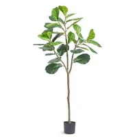 Smochin-artificial-cu-frunze-de-vioară-1-5m-material-PE-sigur-și-protecție-împotriva-răsturnării-plantă-artificială-cu-întreținere-redusă-copac-verde-realist-în-ghiveci-pentru-decor