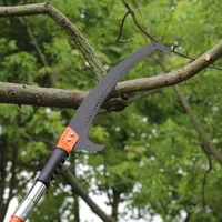 Fierăstrău-manual-cu-prelungitor-222-822-cm-lamă-ascuțită-din-oțel-pentru-tăierea-crengilor-înalte-și-8-segmente-ușoare-de-mâner-din-fibră-de-sticlă