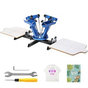 Mașină-de-serigrafie-cu-4-culori-și-2-stații