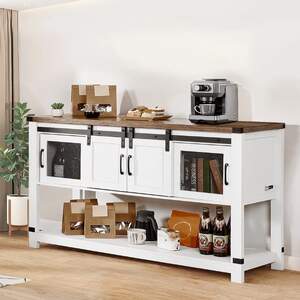 Dulap-pentru-colțul-de-cafea-cu-4-niveluri-și-uși-pentru-living