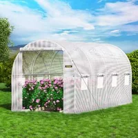 Seră-de-grădină-tip-tunel-4-6-x-2-x-2-1-m-construcție-galvanizată