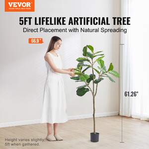 Smochin-artificial-cu-frunze-de-vioară-1-5m-material-PE-sigur-și-protecție-împotriva-răsturnării-plantă-artificială-cu-întreținere-redusă-copac-verde-realist-în-ghiveci-pentru-decor