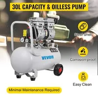 Compresor-de-aer-profesional-silențios-cu-rezervor-30-L-750-W-fără-ulei