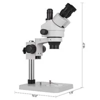 Microscop-stereo-trinocular-cu-mărire-3-5-90-pe-suport-cu-coloană