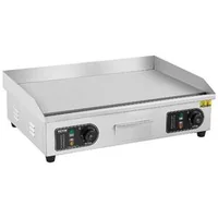 Grătar-electric-profesional-cu-plită-netedă-4000W-50-300-C