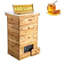 Set-pentru-stup-de-albine-cu-40-de-rame-lemn-de-cedru-cu-ceară-de-albine-2-corpuri-adânci-2-corpuri-medii-pentru-albine