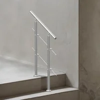 Balustradă-pentru-scări-exterioare-80-cm-2-bare-transversale-oțel-inoxidabil-reglabilă-0-45