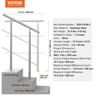 Balustradă-pentru-scări-exterioare-80-cm-2-bare-transversale-oțel-inoxidabil-reglabilă-0-45