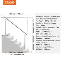 Balustradă-pentru-scări-exterioare-180-cm-din-oțel-inoxidabil-reglabilă-0-45-sarcină-de-până-la-100-kg