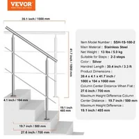 Balustradă-pentru-scări-exterioare-100-cm-cu-2-bare-transversale-din-oțel-inoxidabil-reglabilă-la-0-45