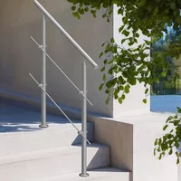 Balustradă-pentru-scări-exterioare-100-cm-cu-2-bare-transversale-din-oțel-inoxidabil-reglabilă-la-0-45