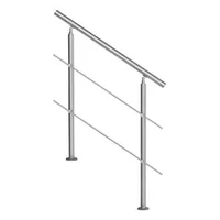 Balustradă-pentru-scări-exterioare-100-cm-cu-2-bare-transversale-din-oțel-inoxidabil-reglabilă-la-0-45