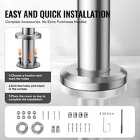 Balustradă-pentru-scări-exterioare-180-cm-2-bare-transversale-oțel-inoxidabil-montaj-pe-podea
