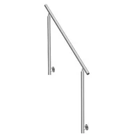 Balustradă-pentru-scări-exterioare-150-cm-montaj-lateral-oțel-inoxidabil