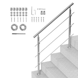 Balustradă-pentru-scări-exterioare-120-cm-cu-3-bare-transversale-din-oțel-inoxidabil