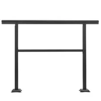 Balustradă-pentru-scări-exterioare-121-cm-pentru-3-4-trepte-din-aluminiu-negru