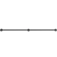 Mână-curentă-tubulară-de-perete-152-cm-din-oțel-carbon-negru-mat