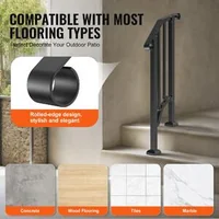 Balustradă-pentru-1-2-trepte-exterioare-din-oțel-negru-21-4-cm