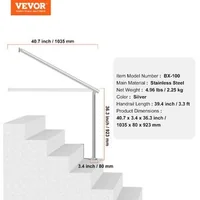 Balustradă-pentru-scări-exterioare-100-cm-din-oțel-inoxidabil-argintie-pentru-verandă-capacitate-de-220-lb