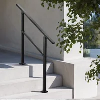 Balustradă-pentru-scări-exterioare-103-cm-oțel-carbon-neagră-pentru-2-3-trepte-capacitate-100-kg
