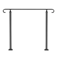 Balustradă-pentru-scări-exterioare-fier-forjat-neagră-pentru-2-3-trepte-reglabilă-capacitate-portantă-165-lb