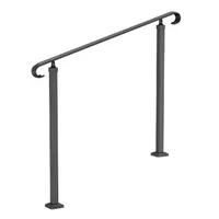 Balustradă-pentru-scări-exterioare-fier-forjat-neagră-pentru-2-3-trepte-reglabilă-capacitate-portantă-165-lb
