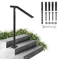 Balustradă-pentru-1-3-trepte-din-oțel-capacitate-de-150-kg-neagră-cu-kit-de-montaj