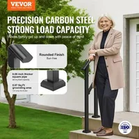 Balustradă-pentru-1-2-trepte-din-oțel-negru-țeavă-pătrată-unghi-reglabil-la-20-35