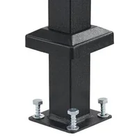 Balustradă-pentru-1-2-trepte-din-oțel-negru-țeavă-pătrată-unghi-reglabil-la-20-35