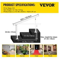 Balustradă-pentru-0-5-trepte-aluminiu-unghi-reglabil-0-60-capacitate-70-kg