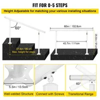 Balustradă-pentru-0-5-trepte-aluminiu-unghi-reglabil-0-60-capacitate-70-kg