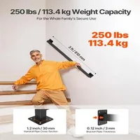 Balustradă-pentru-rafturi-91-cm-oțel-negru-țeavă-pătrată-capacitate-113-kg