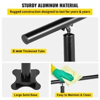 Balustradă-pentru-1-3-trepte-aluminiu-și-fier-neagră-unghi-reglabil-0-60-capacitate-de-încărcare-75-kg