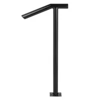 Balustradă-pentru-1-2-trepte-neagră-din-țeavă-rotundă-de-50-mm-capacitate-de-200-kg