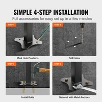 Balustradă-pentru-1-4-trepte-din-fier-forjat-neagră-capacitate-de-300-kg